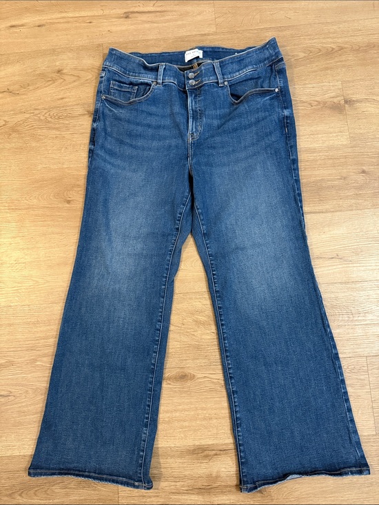 Lane Bryant Denim - Lane Bryant Wide Leg Bootcut Medium Wash Denim Jeans Plus Size 20